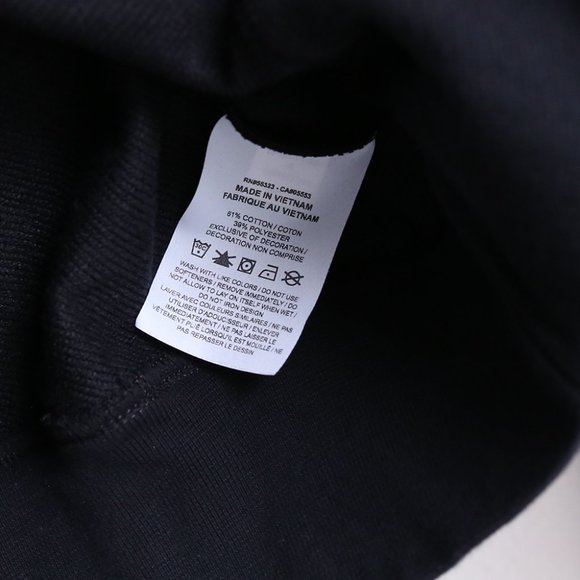 NIKE Women Cutout Crop Black Long Sleeve Sweatshirt S - Picture 15 of 17